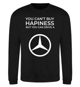 Свитшот You can drive a Mercedes Черный фото