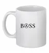 Чашка керамическая Mercedes Boss Белый фото