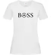 Жіноча футболка Mercedes Boss Білий Жіноча футболка Mercedes Boss Білий фото