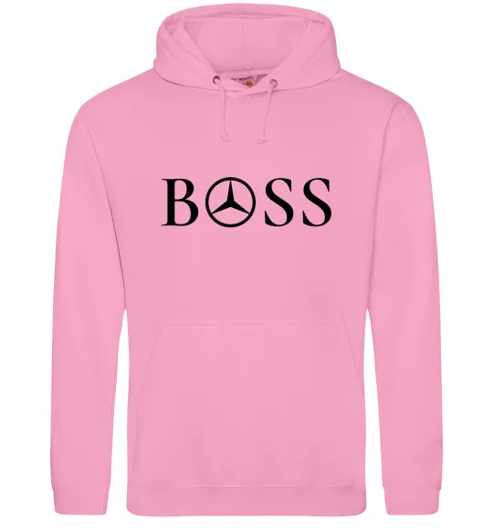 Женская толстовка (худи) Mercedes Boss Розовый фото