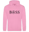 Женская толстовка (худи) Mercedes Boss Розовый фото