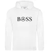 Женская толстовка (худи) Mercedes Boss Белый фото