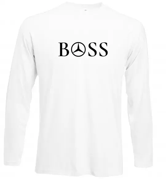 Лонгслів Mercedes Boss Білий фото