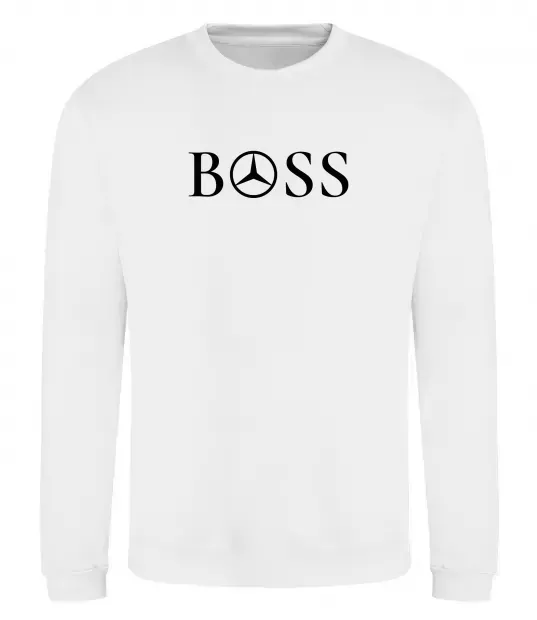 Свитшот Mercedes Boss Белый фото