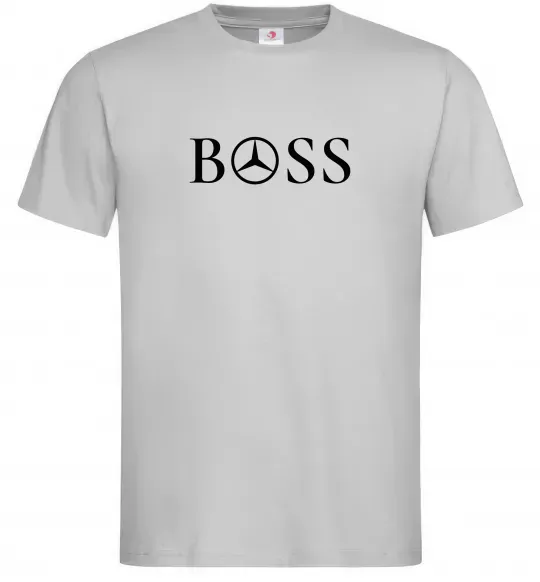 Мужская футболка Mercedes Boss Серый фото