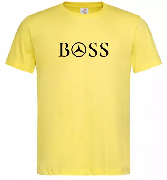 Мужская футболка Mercedes Boss Лимонный фото