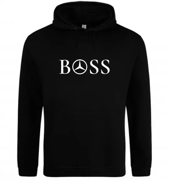 Женская толстовка (худи) Mercedes Boss Черный фото