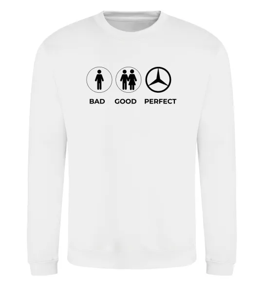 Світшот Good Perfect Mercedes Білий фото