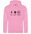 Мужская толстовка (худи) Good Perfect Mercedes Розовый фото
