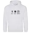 Женская толстовка (худи) Good Perfect Mercedes Серый меланж фото