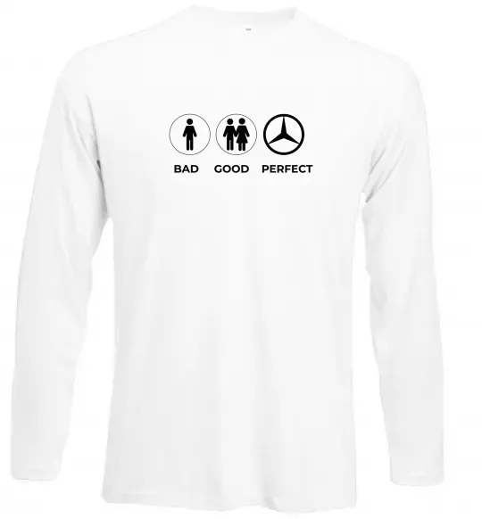 Лонгслив Good Perfect Mercedes Белый фото