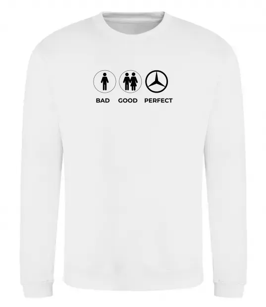 Світшот Good Perfect Mercedes Білий фото