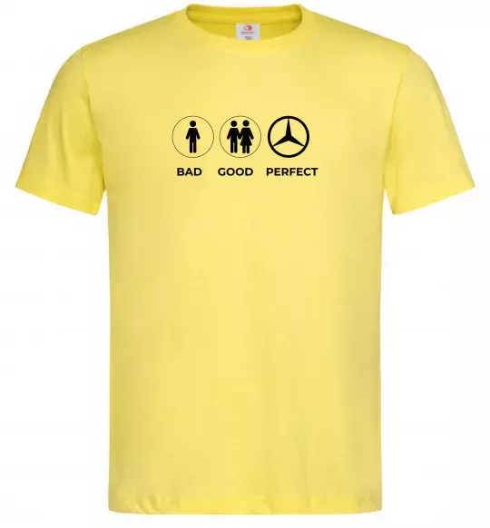 Мужская футболка Good Perfect Mercedes Лимонный фото