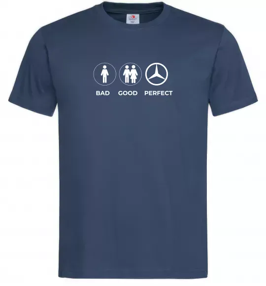Мужская футболка Good Perfect Mercedes Темно-синий фото