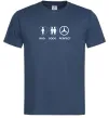 Мужская футболка Good Perfect Mercedes Темно-синий фото
