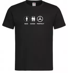 Чоловіча футболка Drive Mercedes Чорний фото