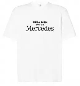 Футболка Оверсайз I Love Mercedes Білий фото