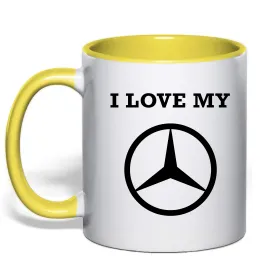 Чашка с цветной ручкой Drive Mercedes Голубой фото Чашка с цветной ручкой Drive Mercedes Голубой фото