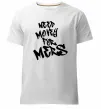 Мужская премиум футболка Need money for Mers Белый фото