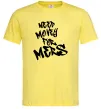 Чоловіча футболка Need money for Mers Лимонний фото