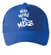 Кепка Need money for Mers Ярко-синий фото