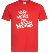 Чоловіча футболка Need money for Mers Червоний фото