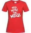 Женская футболка Need money for Mers Красный фото
