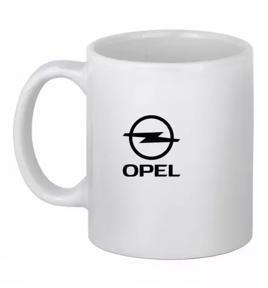 Чашка керамічна Opel Білий фото