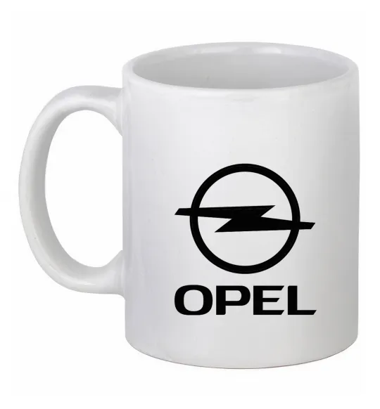Чашка керамическая Opel Белый фото