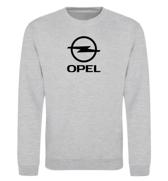 Свитшот Opel Серый меланж фото