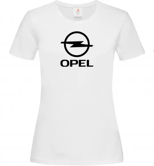 Женская футболка Opel Белый фото