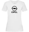 Женская футболка Opel Белый фото