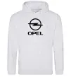 Мужская толстовка (худи) Opel Серый меланж фото