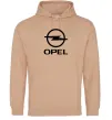 Мужская толстовка (худи) Opel Песочный фото