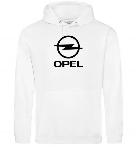 Женская толстовка (худи) Opel Белый фото