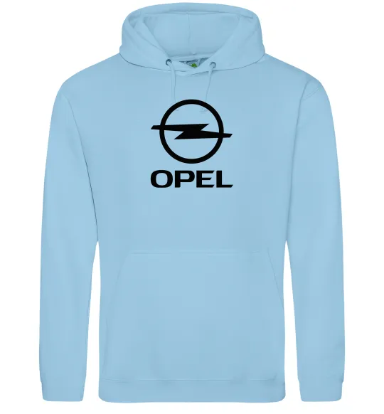 Женская толстовка (худи) Opel Голубой фото