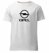 Мужская премиум футболка Opel Белый фото