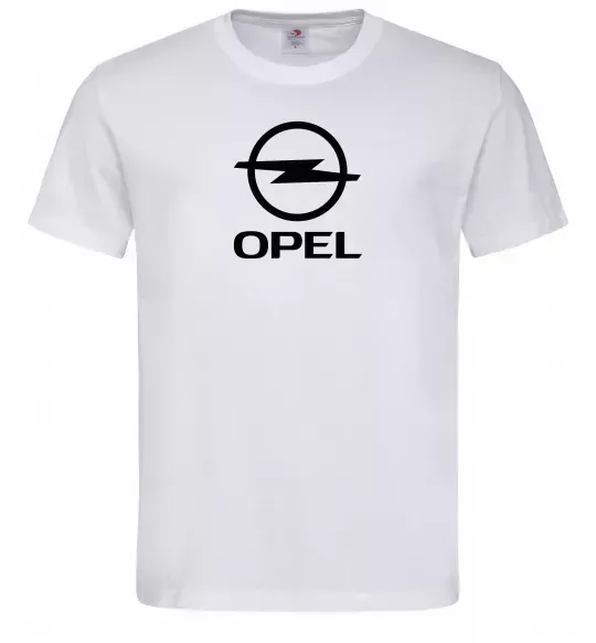 Мужская футболка Opel Белый фото