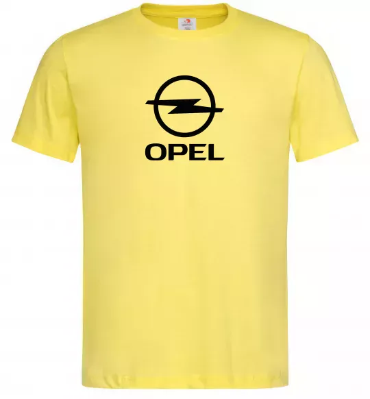 Мужская футболка Opel Лимонный фото