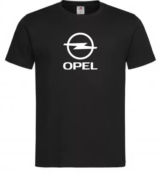 Мужская футболка Opel Черный фото