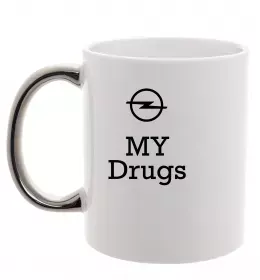 Чашка з кольоровою ручкою