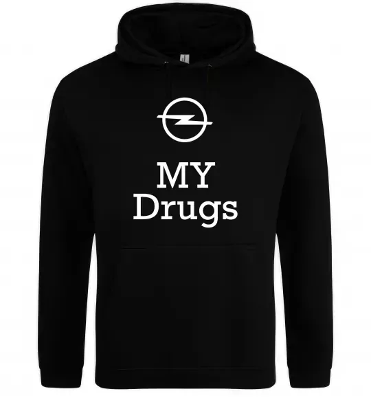 Жіноча толстовка (худі) Opel my drugs Чорний фото