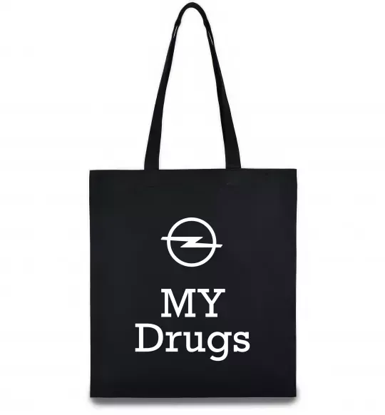 Эко-сумка Opel my drugs Черный фото