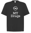 Футболка Оверсайз Opel my drugs Чорний фото