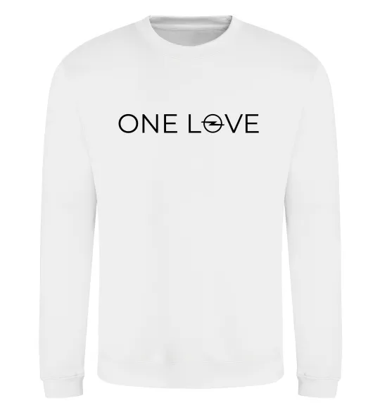 Свитшот Opel one love Белый фото