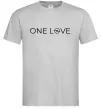 Чоловіча футболка Opel one love Сірий фото