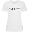 Женская футболка Opel one love Белый фото