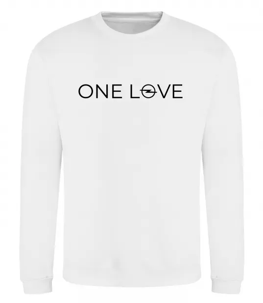 Свитшот Opel one love Белый фото