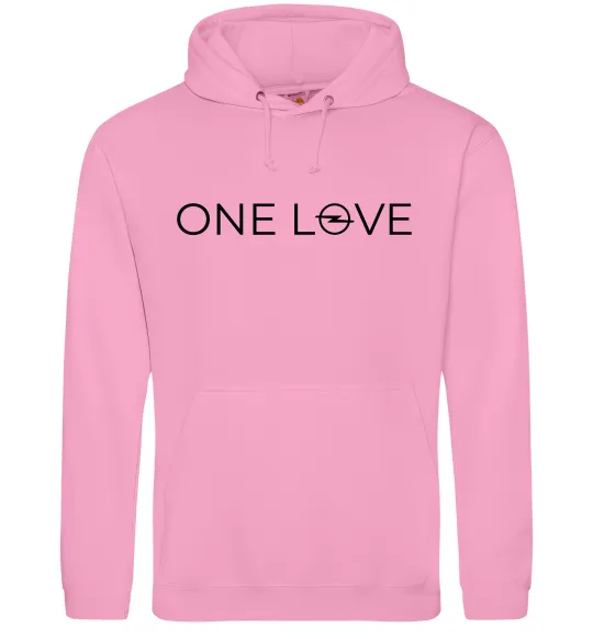 Чоловіча толстовка (худі) Opel one love Рожевий фото