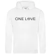 Жіноча толстовка (худі) Opel one love Білий фото